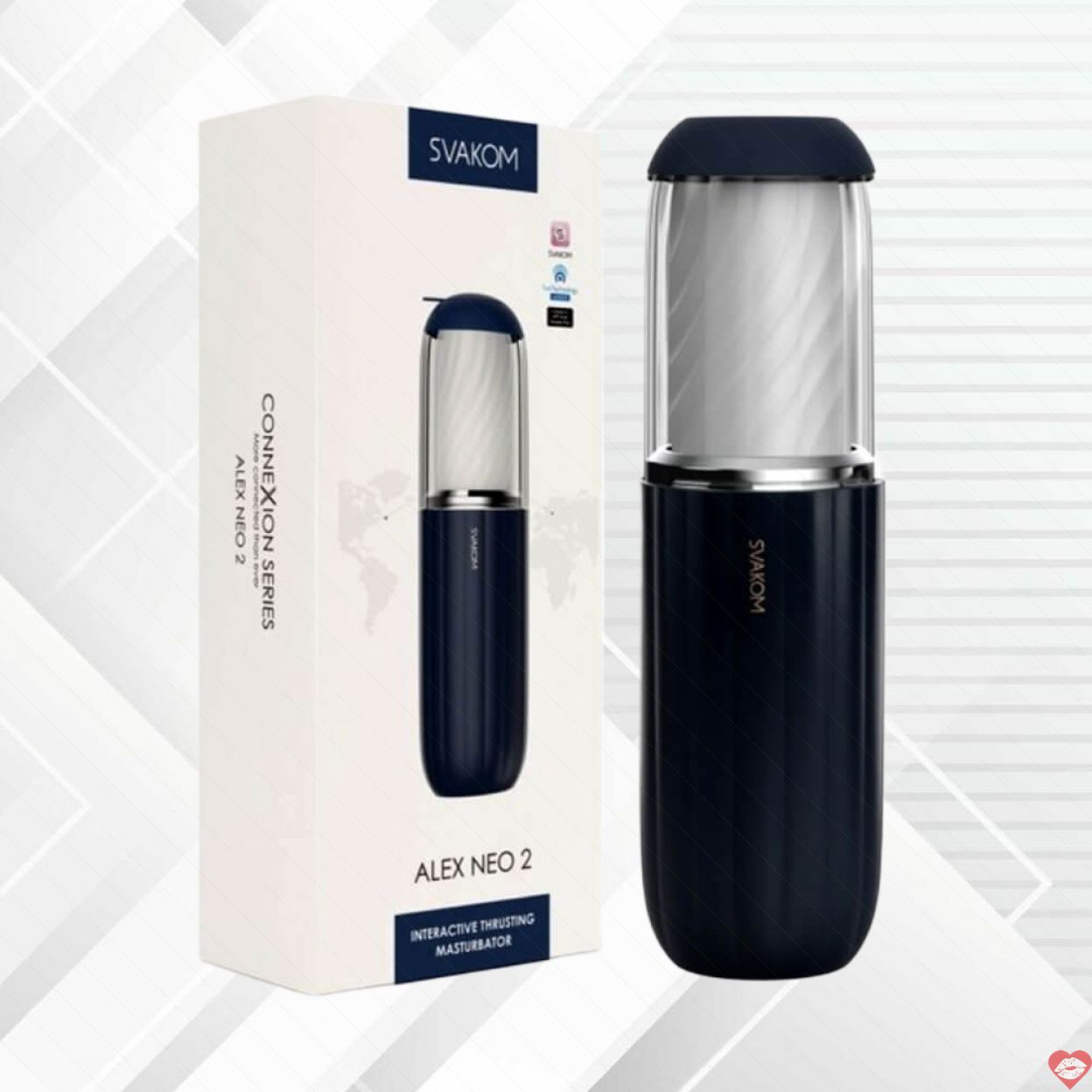 Âm đạo giả Svakom Alex Neo 2 chế độ rung thụt cảm giác thật 