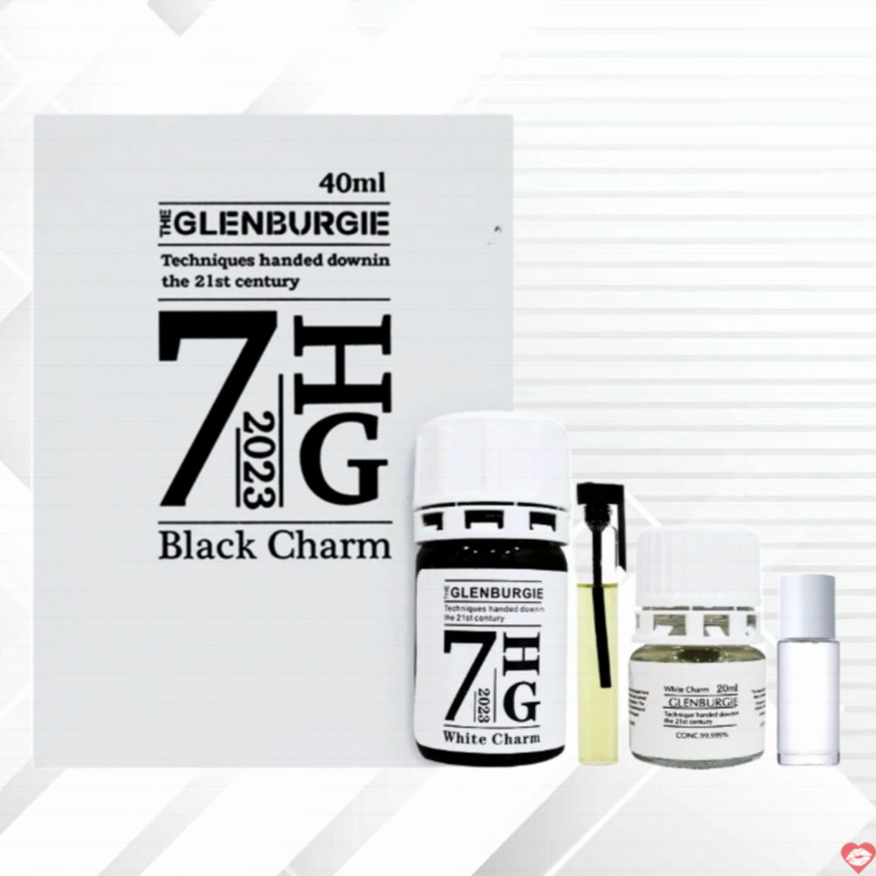 Popper Glenburgie 7HG 60ml combo Black Magic White Charm mạnh mẽ kích thích khoái cảm 