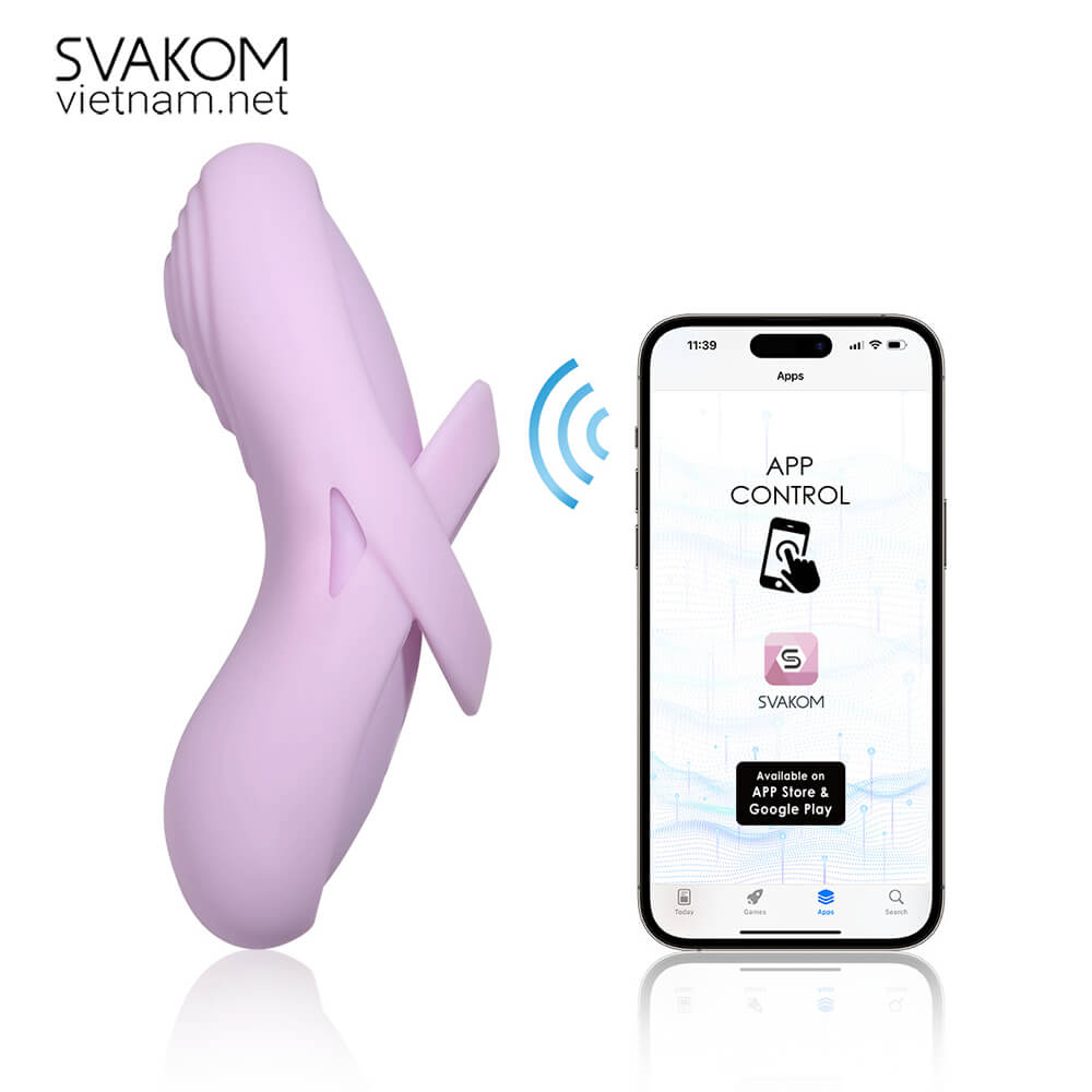 Máy rung âm vật đeo ngón SVAKOM Echo 2 điều khiển qua App